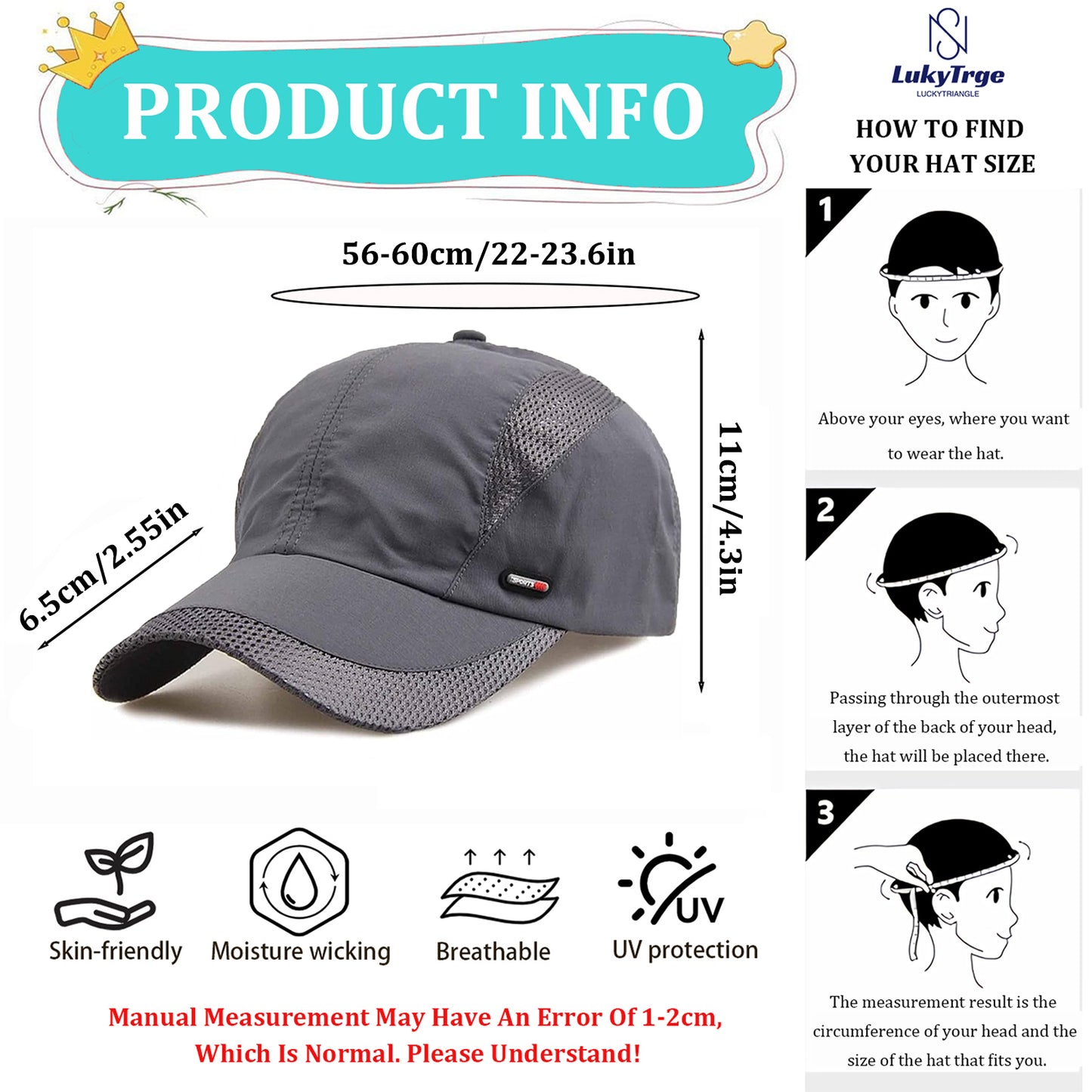 EMF Protection Baseball Cap,Silver Lining Fabric Blocks 99% of WiFi,Bluetooth,Cell Towers,RF