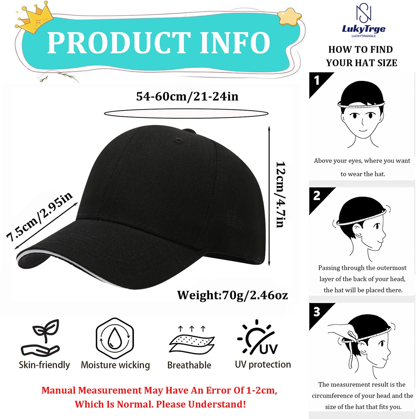 Faraday Hat,EMF Protection Baseball Cap,Blocks 99% of WiFi,RF,EMF,Bluetooth,Cell Towers