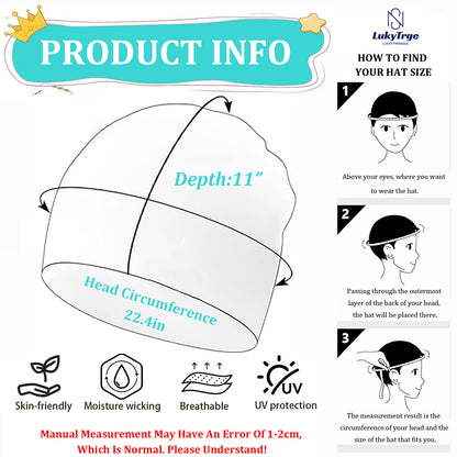 EMF Protection Beanies Cap,Faraday Hat Blocks 99.9% RF, 5G, WiFi,Microwave Radiation Blocking Cap