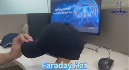 Faraday Hat,EMF Protection Baseball Cap,Blocks 99% of WiFi,RF,EMF,Bluetooth,Cell Towers