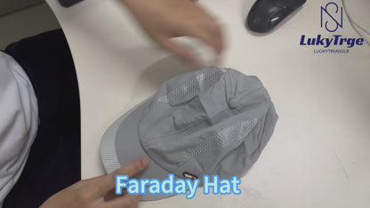 EMF Protection Baseball Cap,Silver Lining Fabric Blocks 99% of WiFi,Bluetooth,Cell Towers,RF